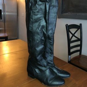 Chinese Laundry Over-the-knee Black Boots
